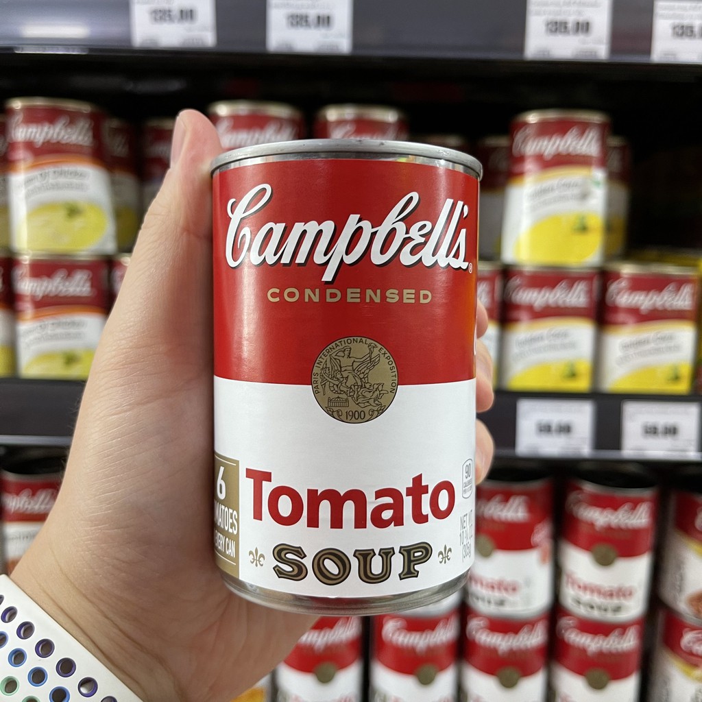 [EXP 11/07/22] แคมเบลล์ ซุปมะเขือเทศชนิดเข้มข้น น้ำหนักสุทธิ 305 กรัม Campbell's Condensed Tomato Soup 305 g.