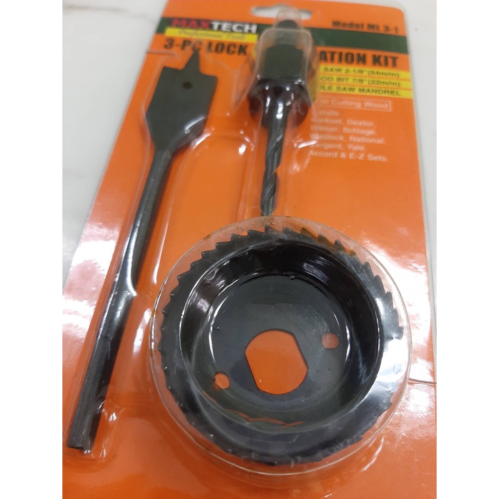 โฮลซอเจาะลูกบิดประตู สว่าน MAXTECH MX3-1 (ราคารวมแวท) ของแท้ เจาะคม งานดี ถูกๆๆ