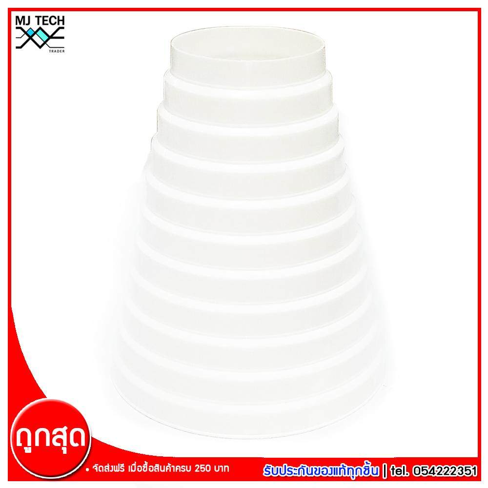 MJ-Tech ข้อต่อเปลี่ยนขนาดท่อลม ทรงกรวย จาก 200 mm. > 100 mm.