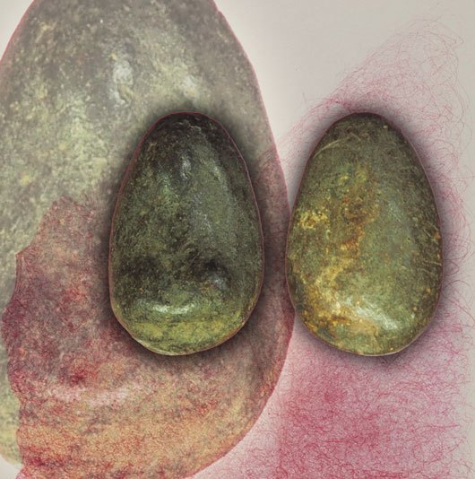 *37832 พระพิจิตรเม็ดน้อยหน่า กรุท่าฉนวน สภาพผ่านการใข้ เนื้อดิน 53