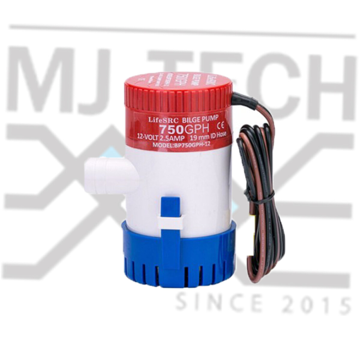 ปั๊มน้ำ DC 12v ปั๊มน้ำโซล่าเซลส์ ปั้มน้ำบ่อปลา น้ำพุ ปลูกผัก น้ำตก ปั้มน้ำเรือ 750GPH