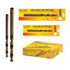 ดอกสว่านเจาะสแตนเลสซุปเปอร์ไฮสปีด "Meta" สีชา (ราคารวมแวท) COBALTดอกสว่าน ขนาด 1/64" -ดอกสว่านขนาด 5/64"