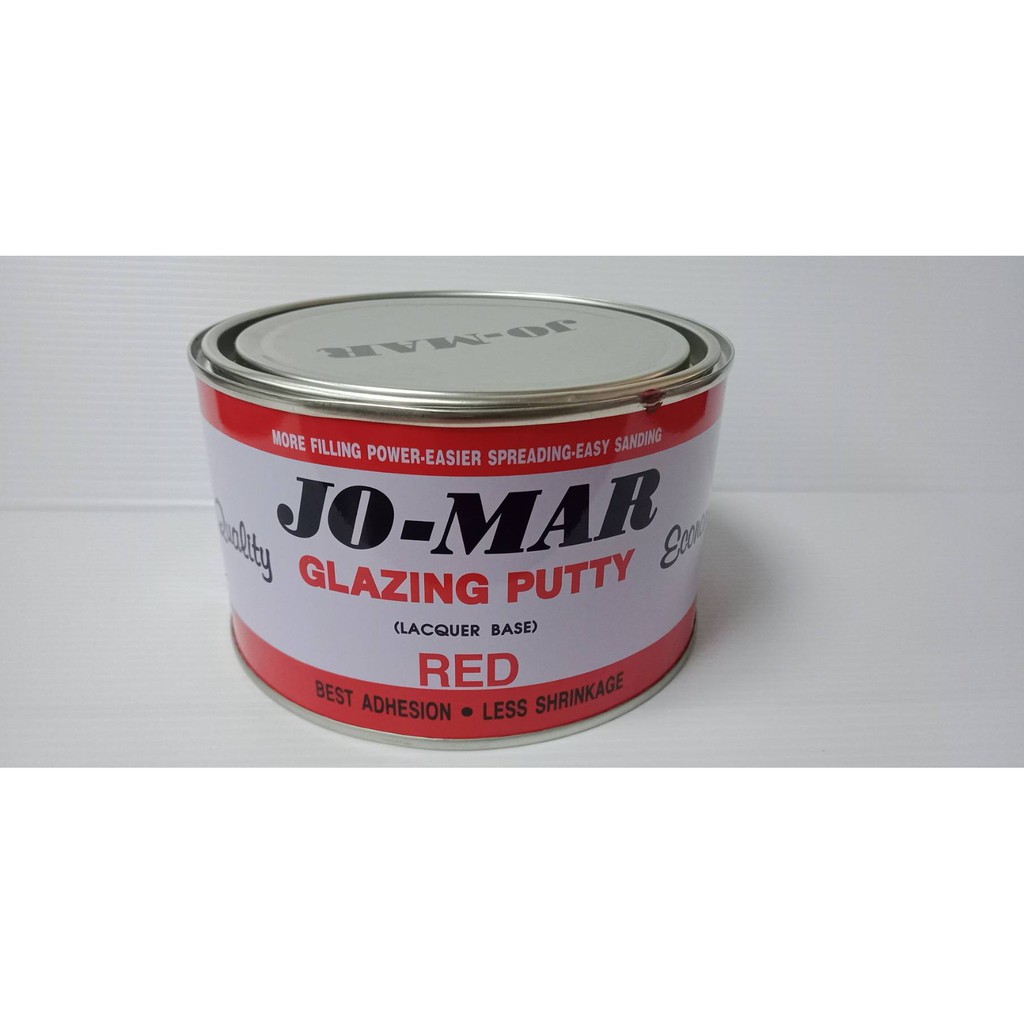 โจมาร์ สีโป้วแห้งเร็ว โป้วแดง ขนาด 1 กก.(ราคารวมแวท) เกาะเหล็ก รถยนต์ ไฟเบอร์