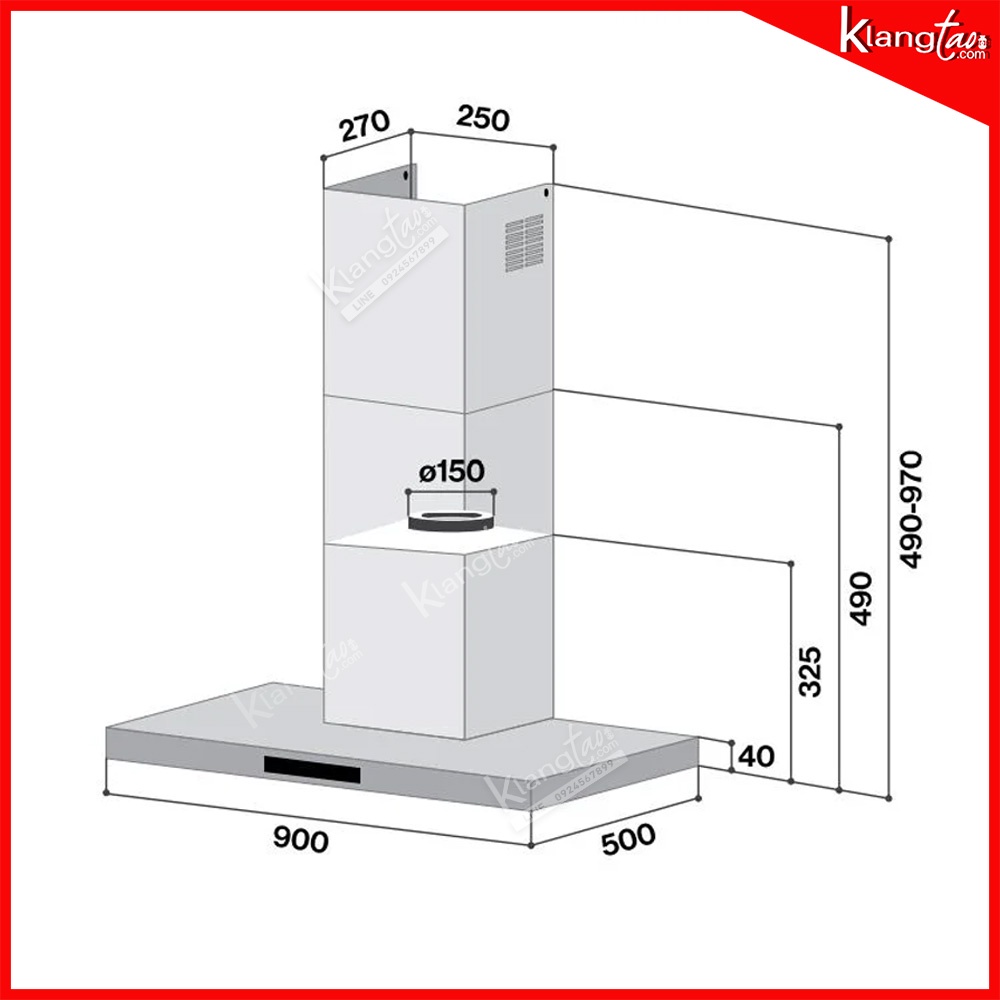 RINNAI เครื่องดูดควัน รุ่น RH-C149-SS พร้อมเตาฝัง เลือกรุ่นที่ต้องการได้ ฟรี หัวปรับเซฟตี้ รุ่น L-325S