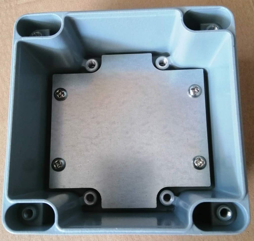 LV1616-1 กล่องอลูมิเนียม (Aluminum Enclosure IP66) Size :160x160x90mm"TIBOX"