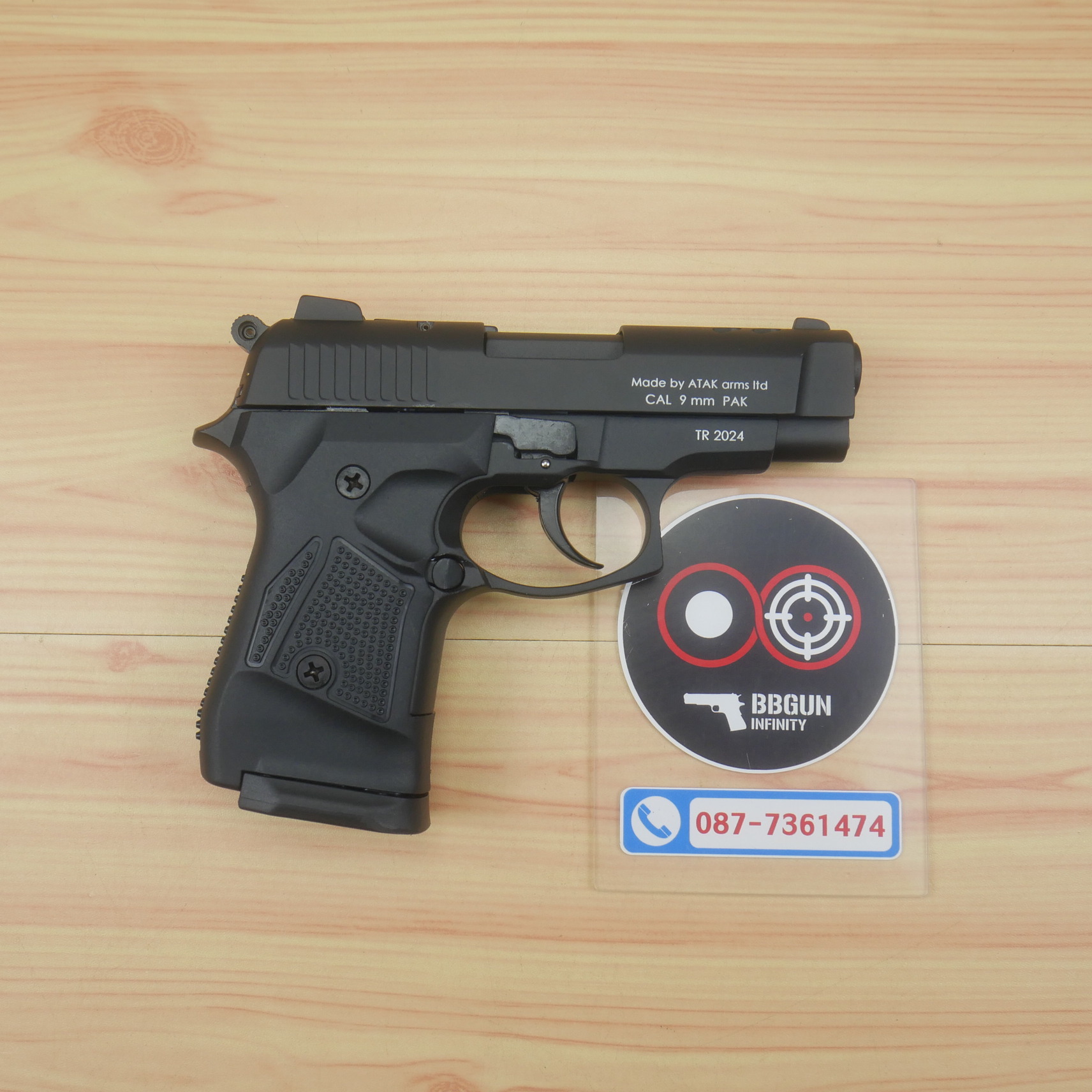Blank GUN Zoraki 2914 - TD สีดำ แบลงค์กัน Semi Auto (แถมกล่องปืน)