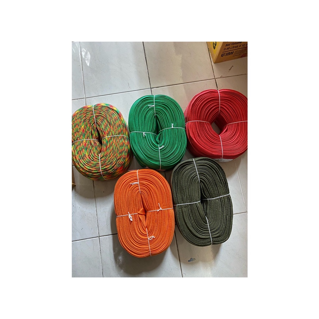 เชือกแบนรัดมอเตอร์ไซค์ (ราคารวมแวท) เชือกถัก มีขนาดหน้าเล็ก 1/2" และหน้าใหญ่ 3/4" ขายส่ง ราคาถูก