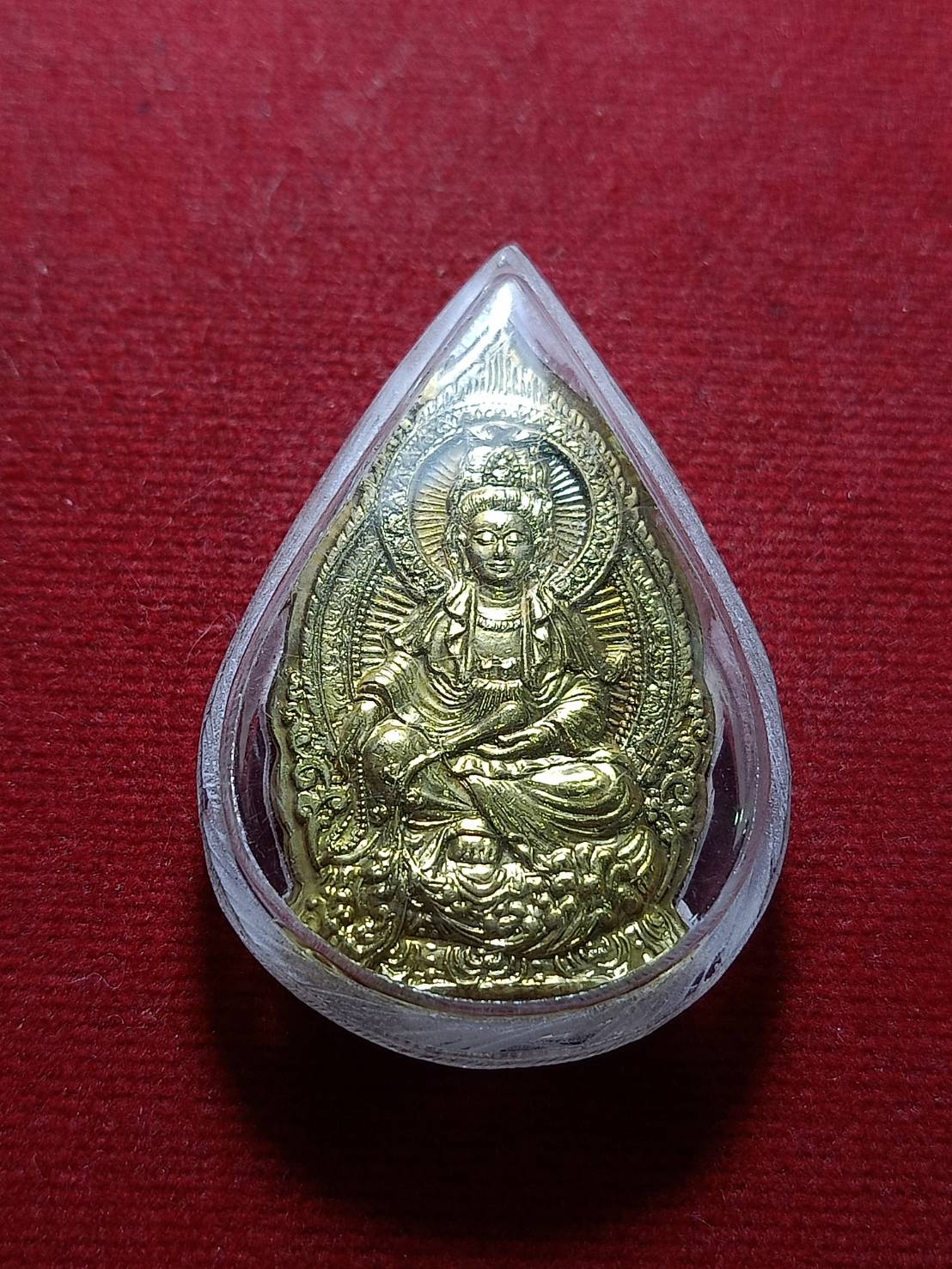 เหรียญเททอง เจ้าแม่กวนอิม หลังยันต์ วัดกุศลสมาคร กทม. (SKU-05990)