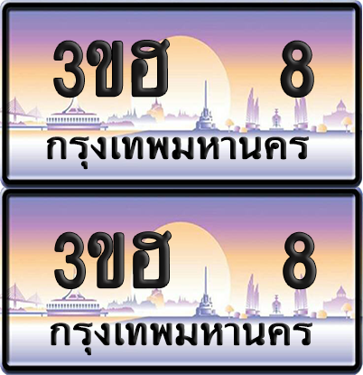 ทะเบียน 8 ป้ายประมูล - 3ขฮ 8 พร้อมส่งมอบ จากกรมขนส่ง (4)