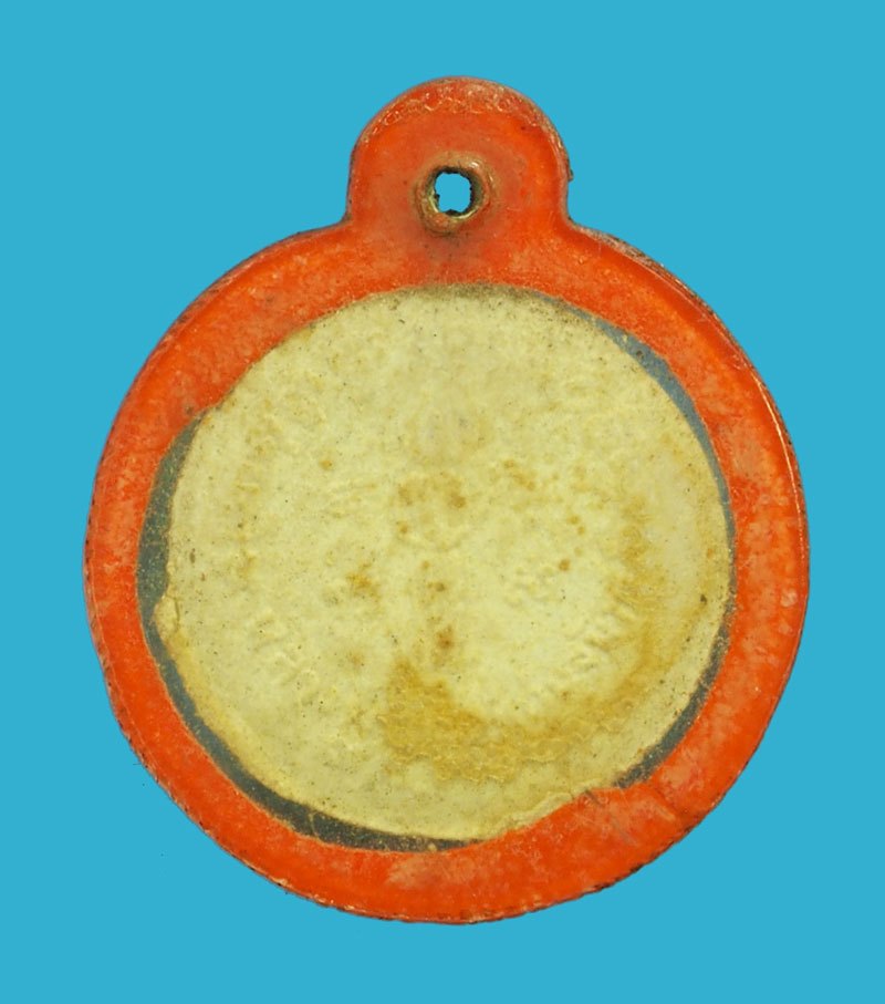 *40462 พระผงรูปเหมือนพระราชเขมาจารย์ หลัง หลวงพ่อแก่นจันทร์ จ.ราชบุรี ปี 2509 เลี่ยมพลาสติกเก่าหลายสิบปี 68