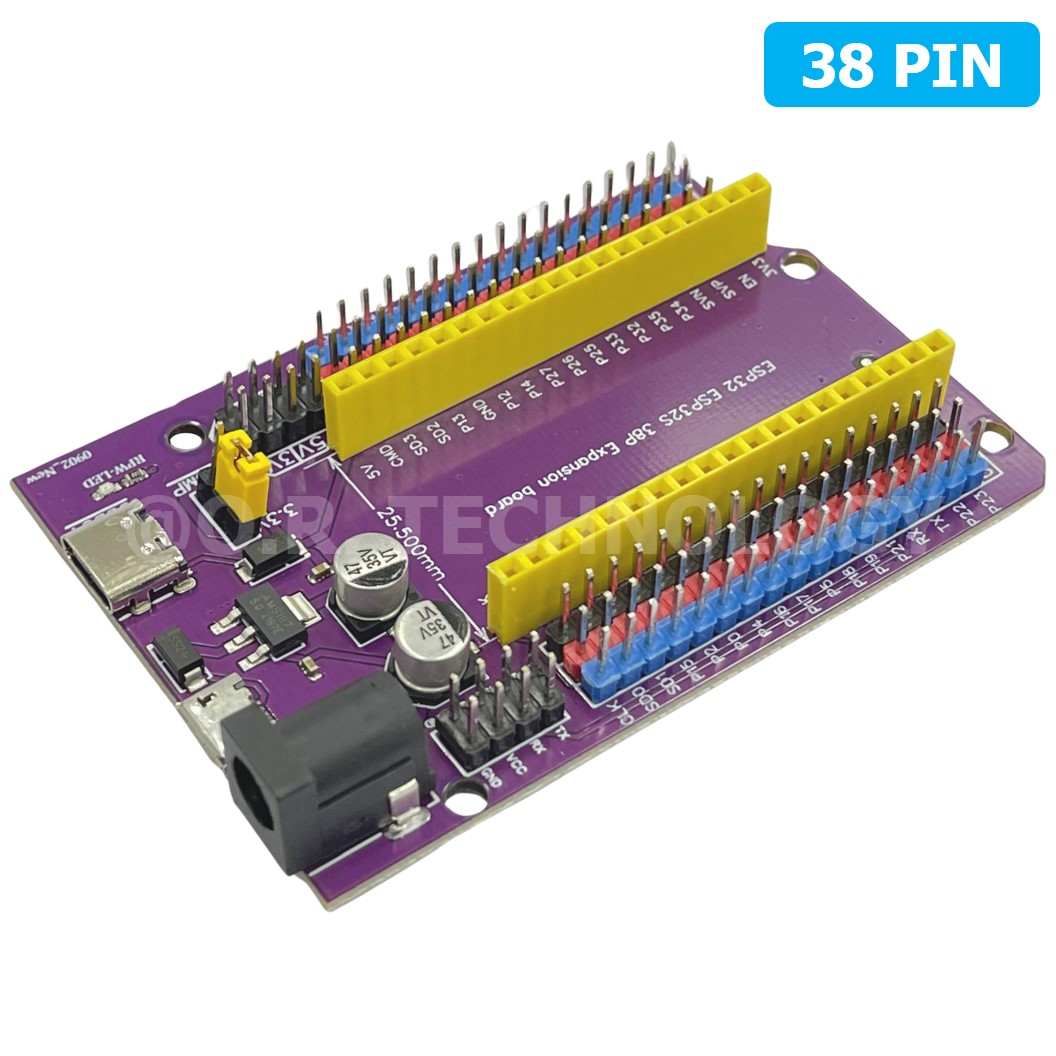 (1ชิ้น) NA710 ฐานรองบอร์ด ESP-32 38ขา ESP-32S Base 38Pin บอร์ดเสริม บอร์ดขยายขา ฐานรอง ESP32 ESP32S Baseboard