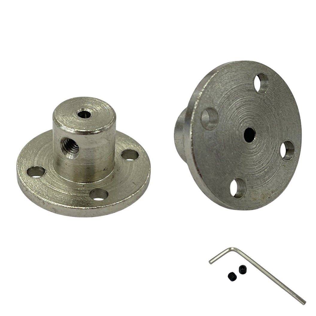 CP-T ขนาด 2-14mm แป้นยึดแกนมอเตอร์ คัปปิ้ง Rigid Flange Coupling Shaft Coupler Connector ตัวยึดแกนมอเตอร์ ข้อต่อเพลา ข้อต่อแกนมอเตอร์ 2mm/3mm/3.17mm/4mm/5mm/6mm/6.35mm/7mm/8mm/10mm/11mm/12mm/14mm