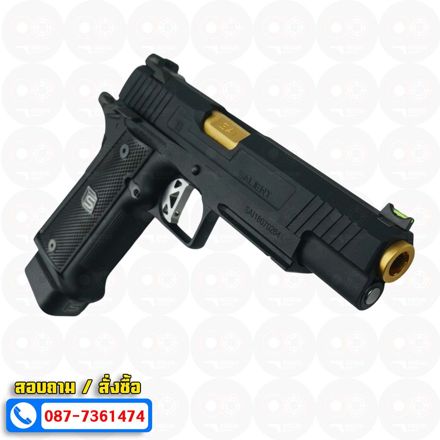 บีบีกันอัดแก๊ส EMG SAI 2011 DS HI-CAPA 5.1 (สีดำ) BB GUN
