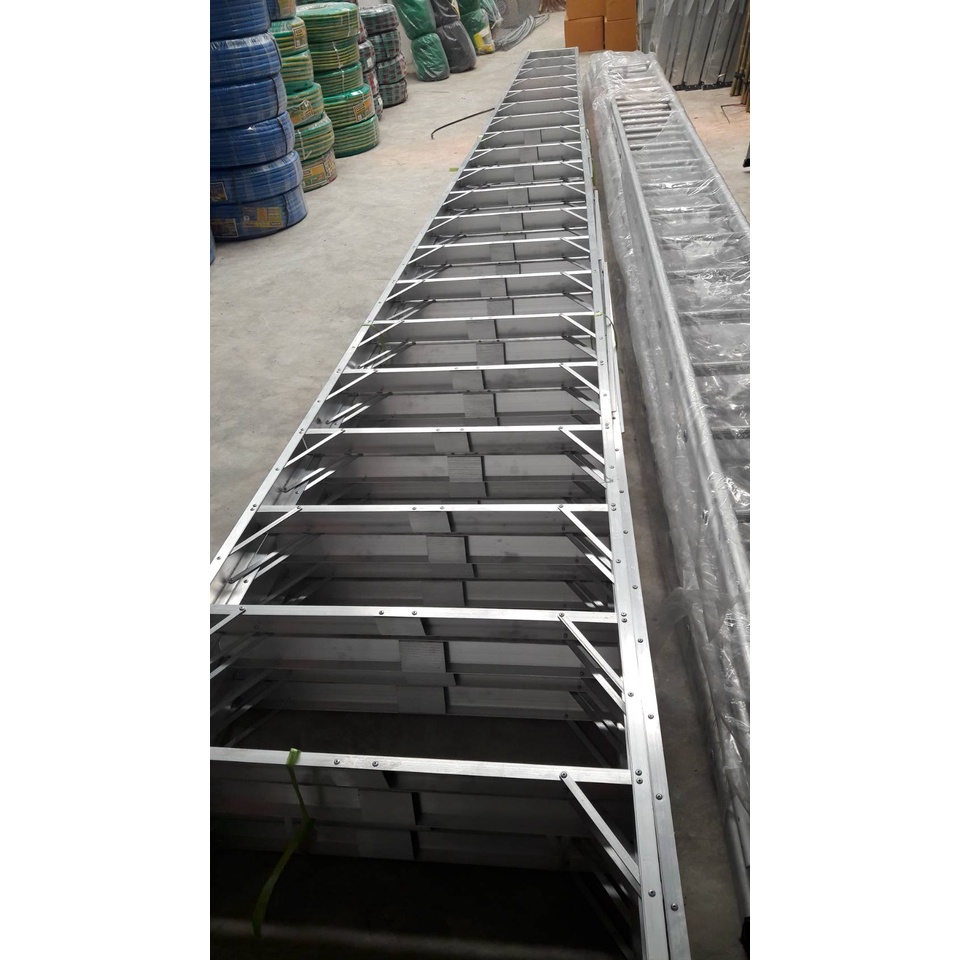 บันไดอลูมิเนียม 13-20 ขั้น ขาใหญ่ขึ้น-ลงได้ 2 ทาง รุ่นหนาพิเศษ (ราคารวมแวท) หนาเต็ม มั่นใจ ปลอดภัยสูง บันไดพับ