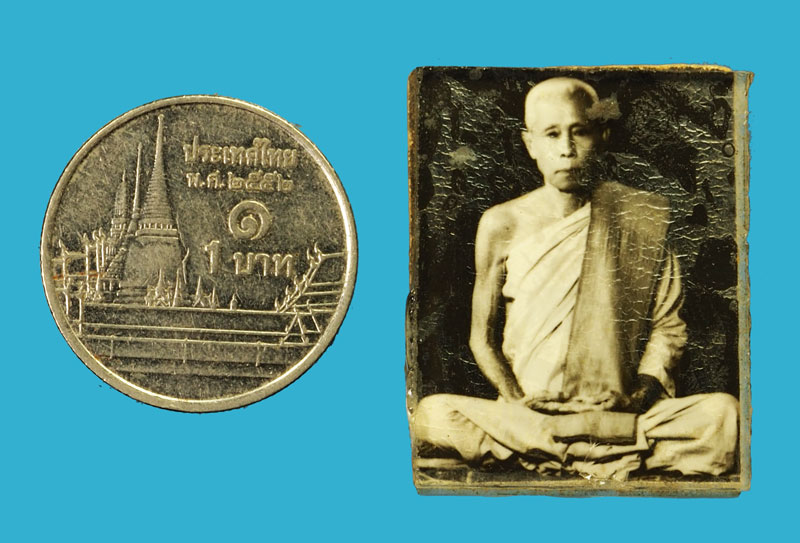 *35279 รูปถ่ายอัดกระจก เก่าไม่ทราบอาจารย์ 3