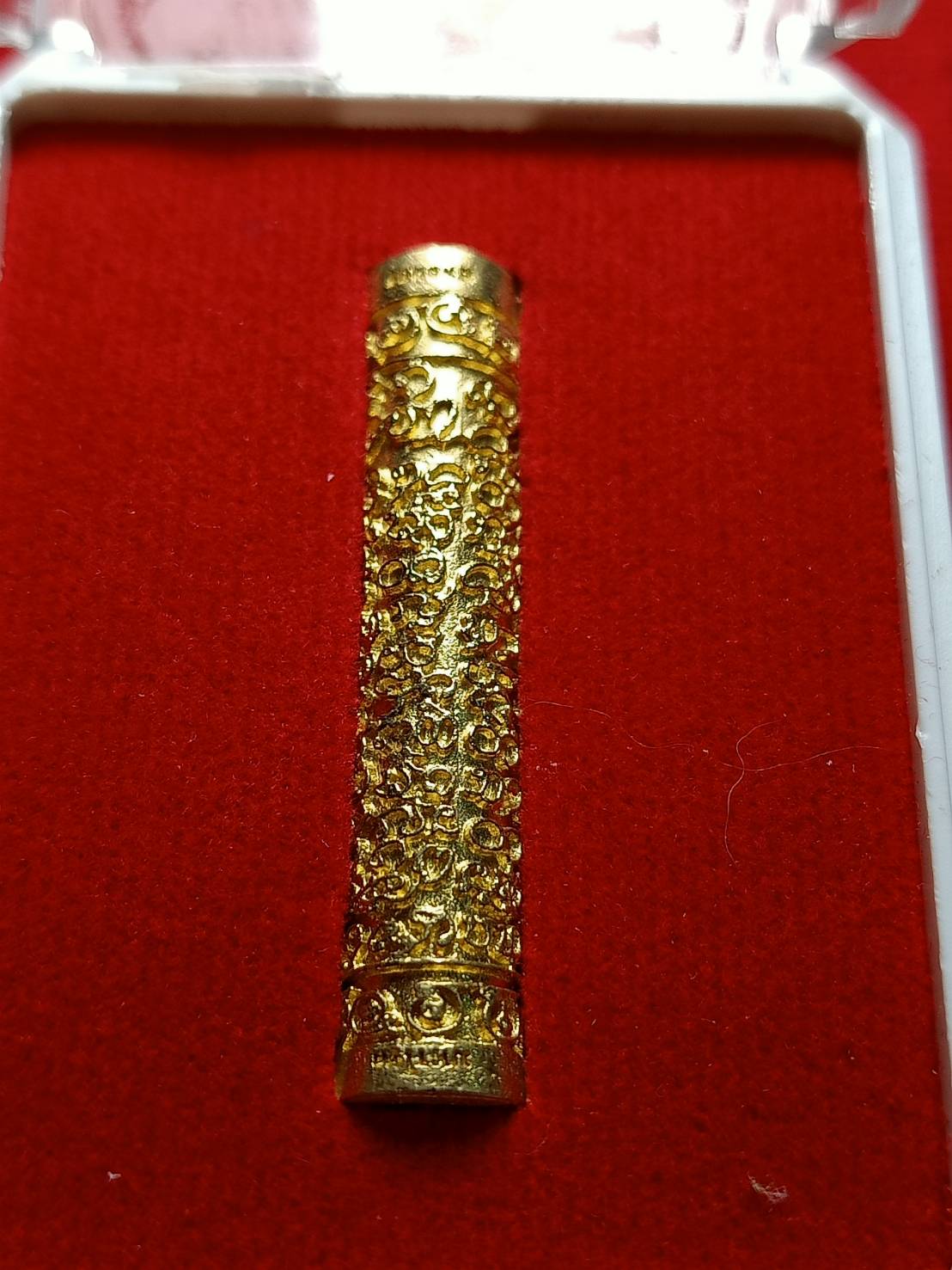 ตะกรุดโทนหล่อโบราณ รุ่น “ มหาโชค ” พระอาจารย์ปกรณ์ กนฺตวีโร วัดถ้ำผาแด่น จ.สกลนคร ปี 2561 พร้อมกล่อง (SKU-05531)