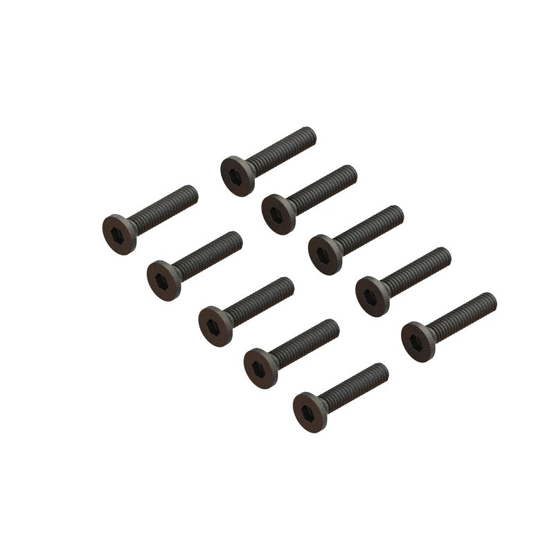 ARA702017 Flat Head Screw M2.5x12mm (10)