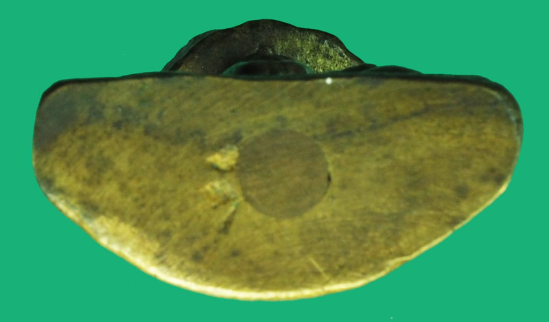 *37583 พระกริ่งอุปคุตเขมร เนื้อสัมฤทธิ์ กริ่งดัง ก้นอุดทองแดง ไม่ทราบที่และปีสร้าง 8