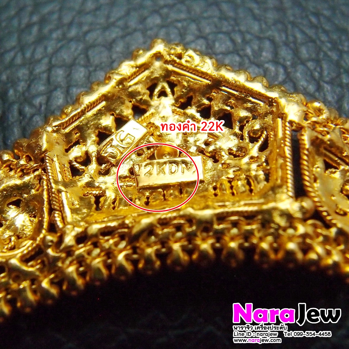สร้อยคอทอง 22K (916) งานนอก ดูไบ งานหายาก ลวดลายละเอียด น่าสวมใส่และเก็บสะสม