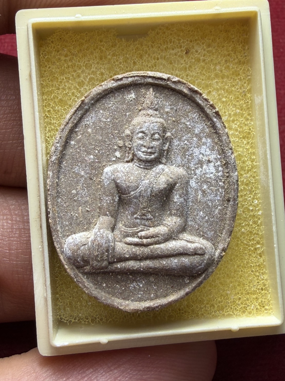 พระผงพระเจ้สตนหลวง ครบ 500 ปี จ.พะเยา ปี 2535 พร้อมกล่อง (SKU-13297)