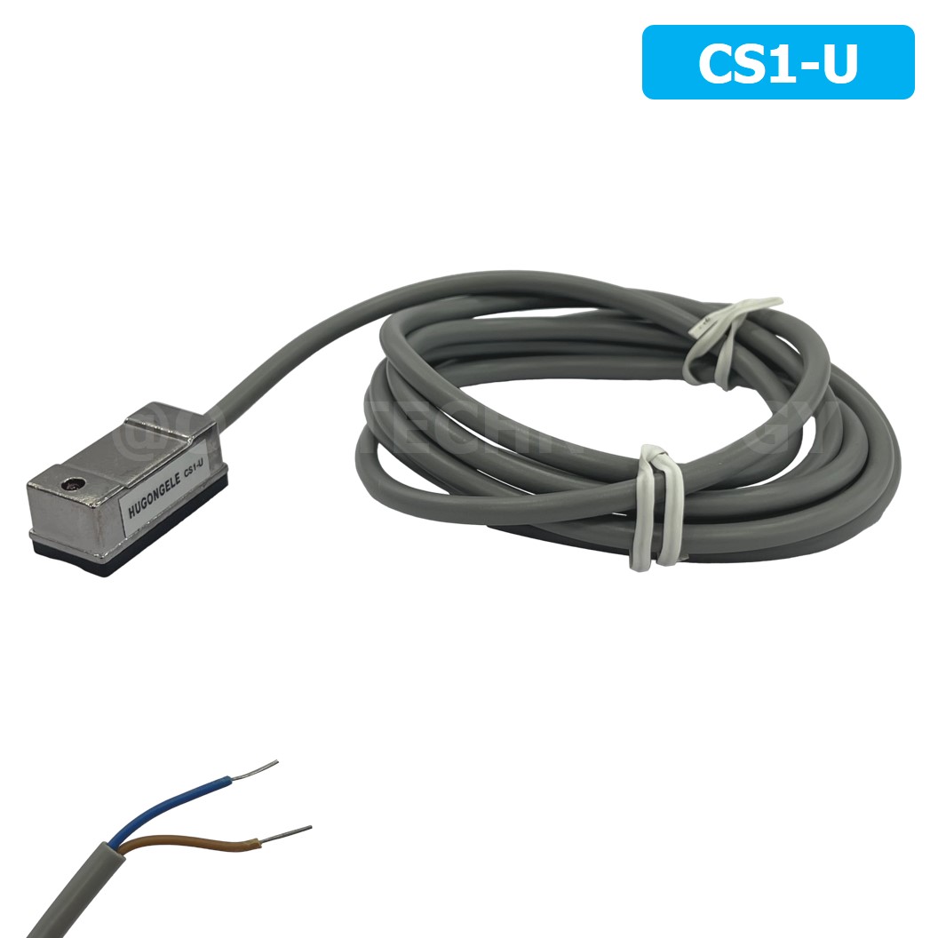 HUGONGELE CS1-U เซนเซอร์กระบอกลม หรีดสวิตช์ Magnetic Sensor Reed Switch เซนเซอร์แม่เหล็ก for Pneumatic Cylinder