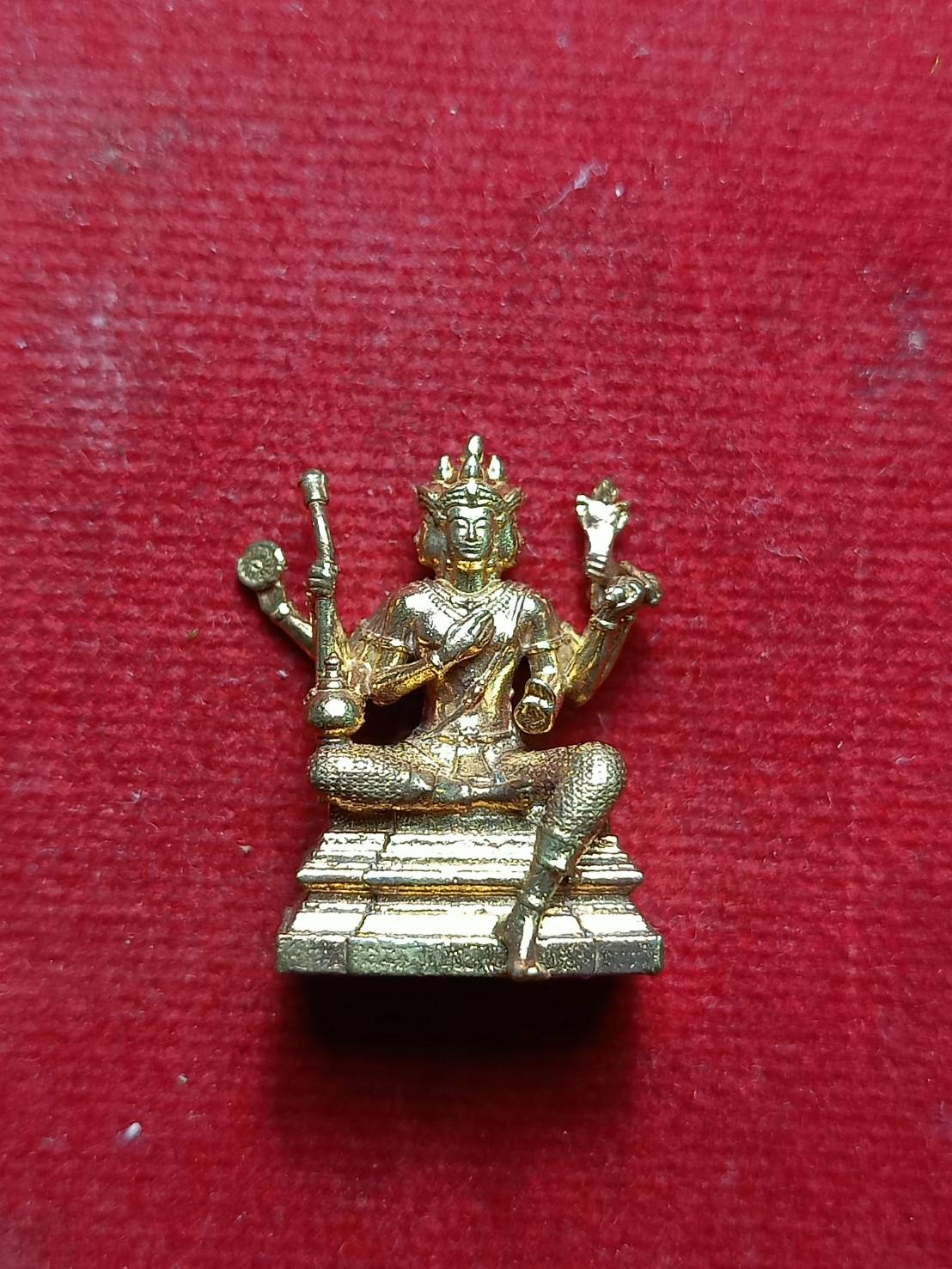 รูปหล่อพระพรหม หลวงปู่ดู่ พรหมปัญโญ วัดสะแก จ.อยุธยา (SKU-07246)