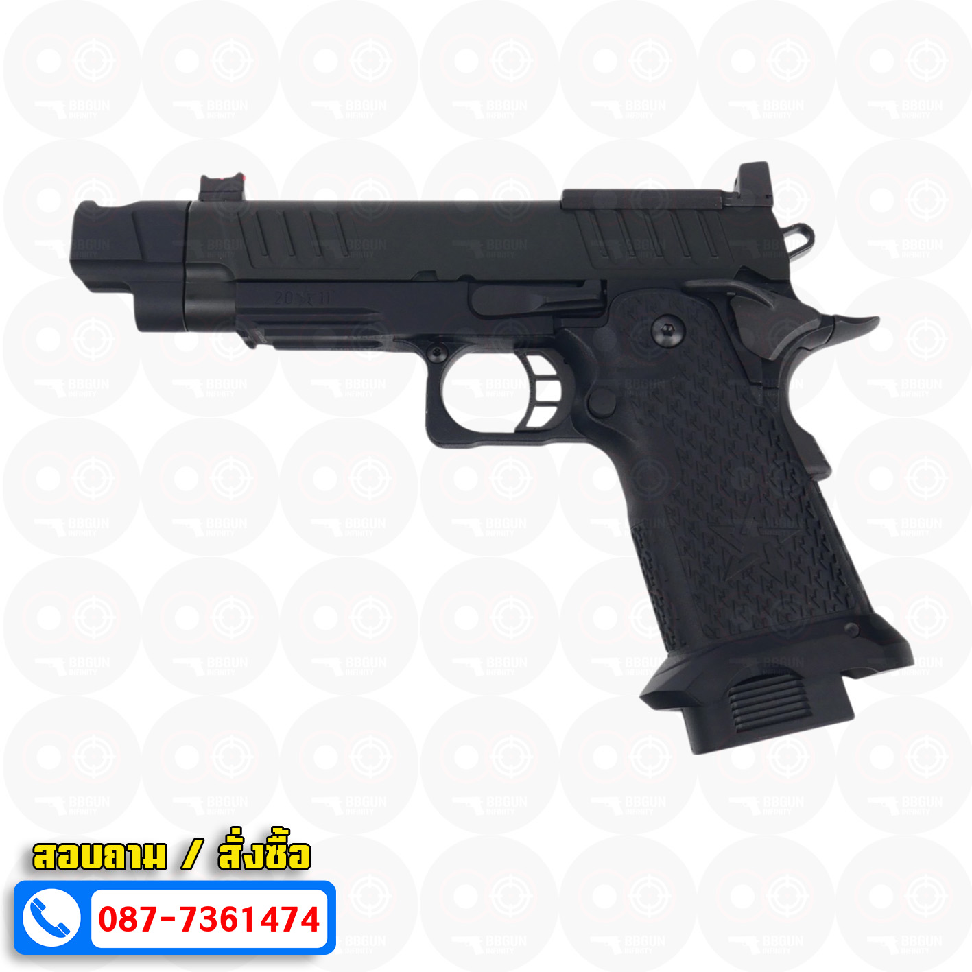 บีบีกันอัดแก๊ส ARMY R612-4 EMG Staccato C2 Comp 2011 VIP Grip BB GUN