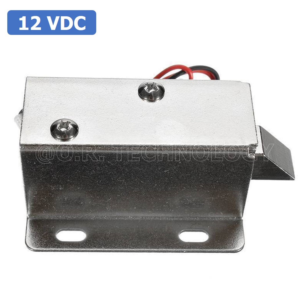 GD004 กลอนไฟฟ้า กลอนแม่เหล็กไฟฟ้า กลอนประตูไฟฟ้า LY-03 DC12V 0.3A 3.6W Electromagnetic Lock โซลินอยด์ล็อค Solenoid lock