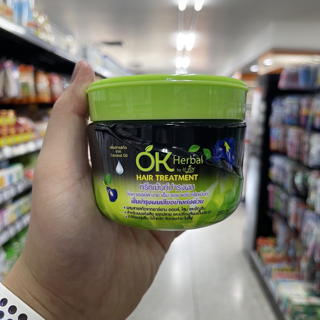 โอเค เฮอเบิล ทรีทเม้นท์บำรุงผม 250 มล. OK Herbal Hair Treatment 250 ml.