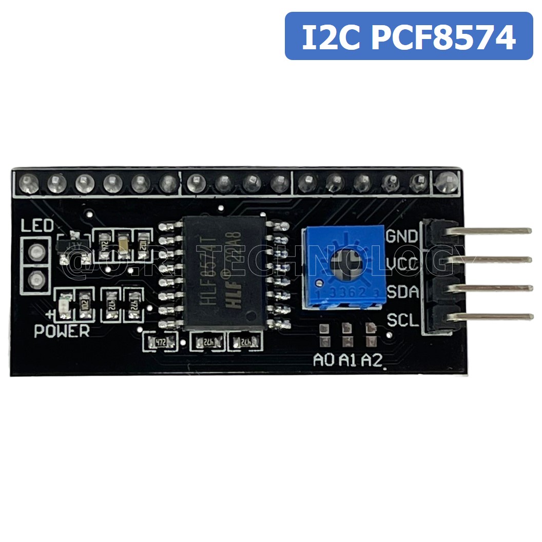 (1ชิ้น) AA134 โมดูลสำหรับจอแสดงผล IIC I2C PCF8574 Serial Interface Adapter Module โมดูลแปลงสัญญาณ จอแสดงผล หน้าจอ LCD Module