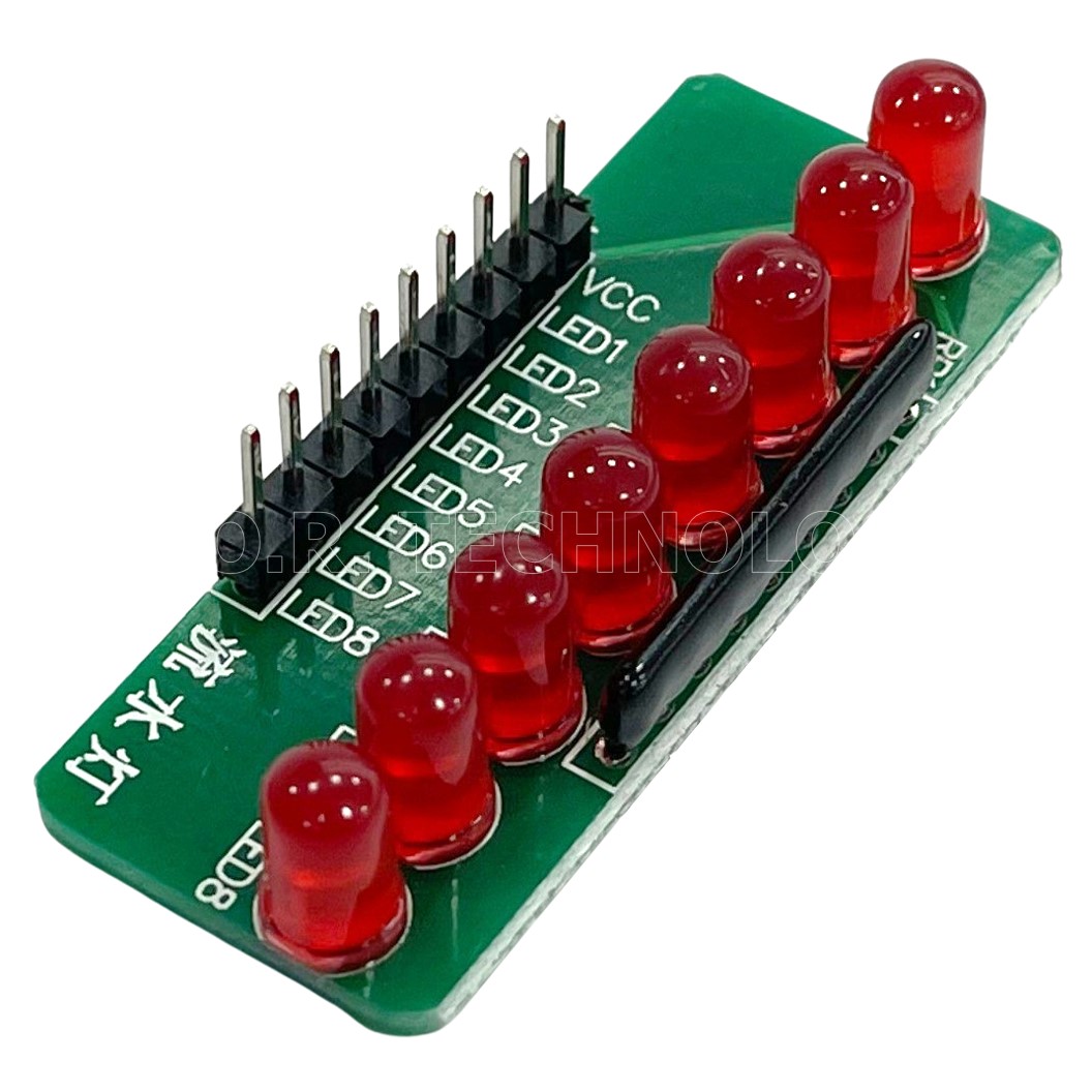 (1ชิ้น) NA103 โมดูล หลอดไฟ LED 8 ดวง 8 LED light MCU module