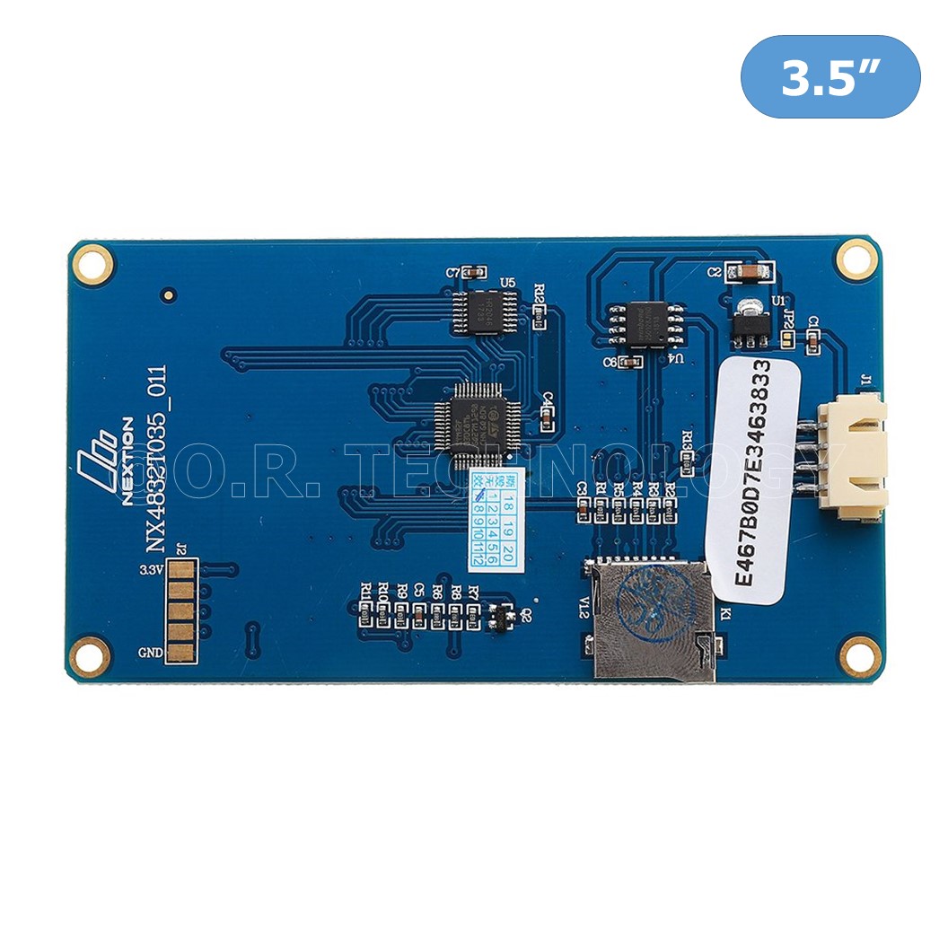 (1ชิ้น) AA295 จอแสดงผล แบบสัมผัส Nextion NX4832T035 ขนาด 3.5 นิ้ว Resistive Touch Screen Man-machine interface HMI kernel