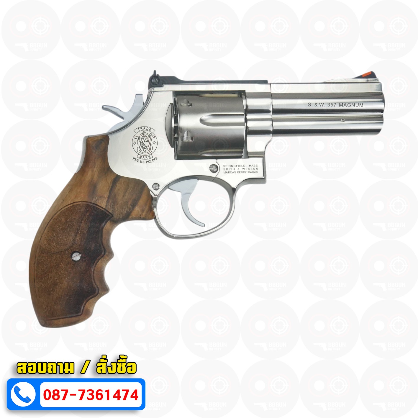 บีบีกัน ลูกโม่ 3.5 นิ้ว ARES Revolver 3.5" Model ระบบแก๊ส Co2 BB GUN