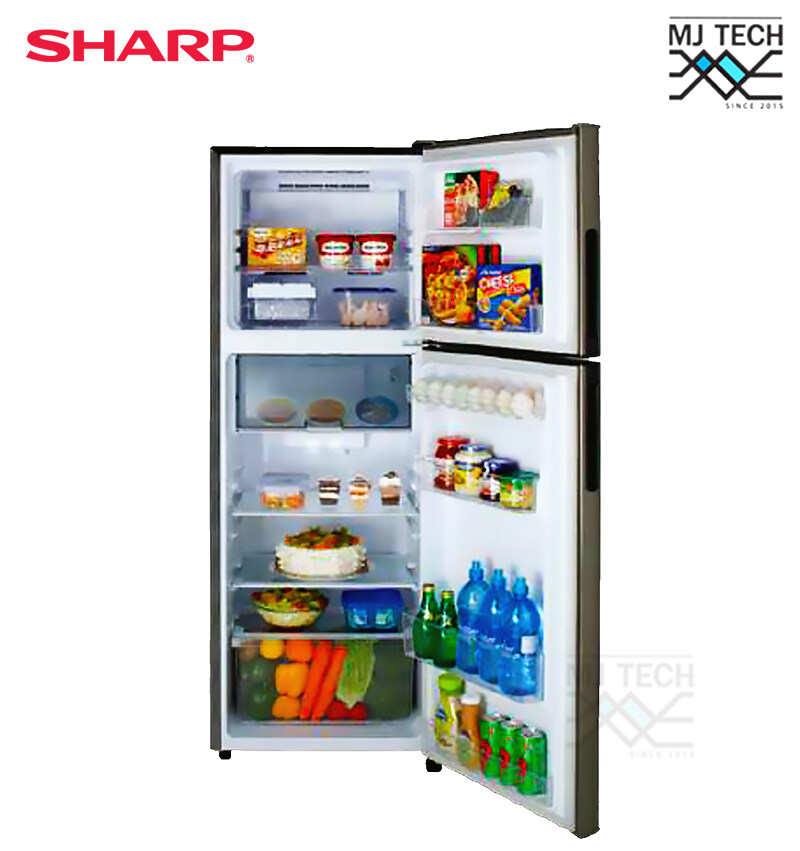 SHARP ตู้เย็น 2 ประตู ระบบ Inverter ขนาด 8.9 Q สีเงิน รุ่น SJ-X260TC-SL