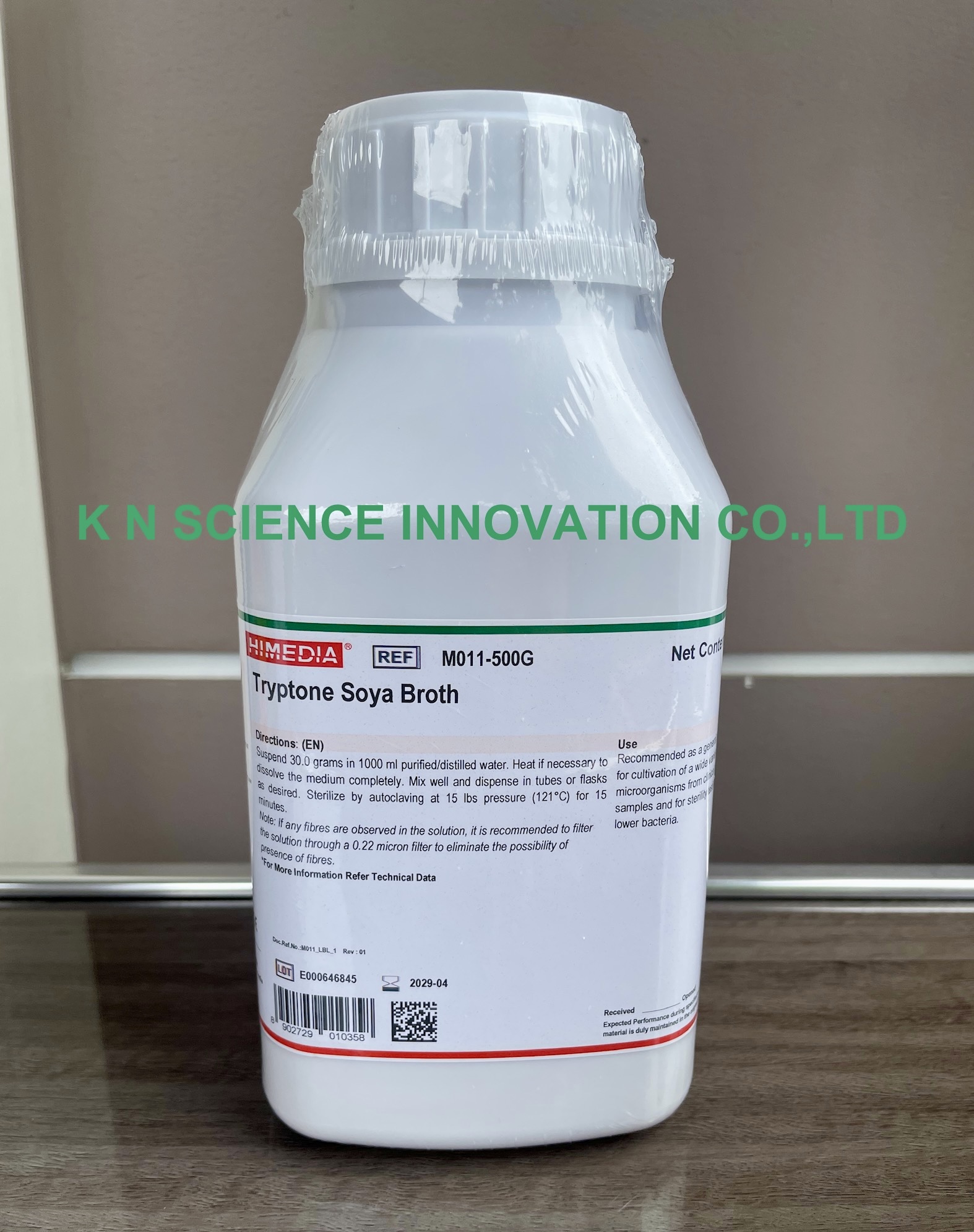 SOYABEAN CASEIN DIGEST MEDIUM ( Tryptic Soy Broth ) OR ( Trypticase Soy Broth ) 500 GM,Himedia M 011