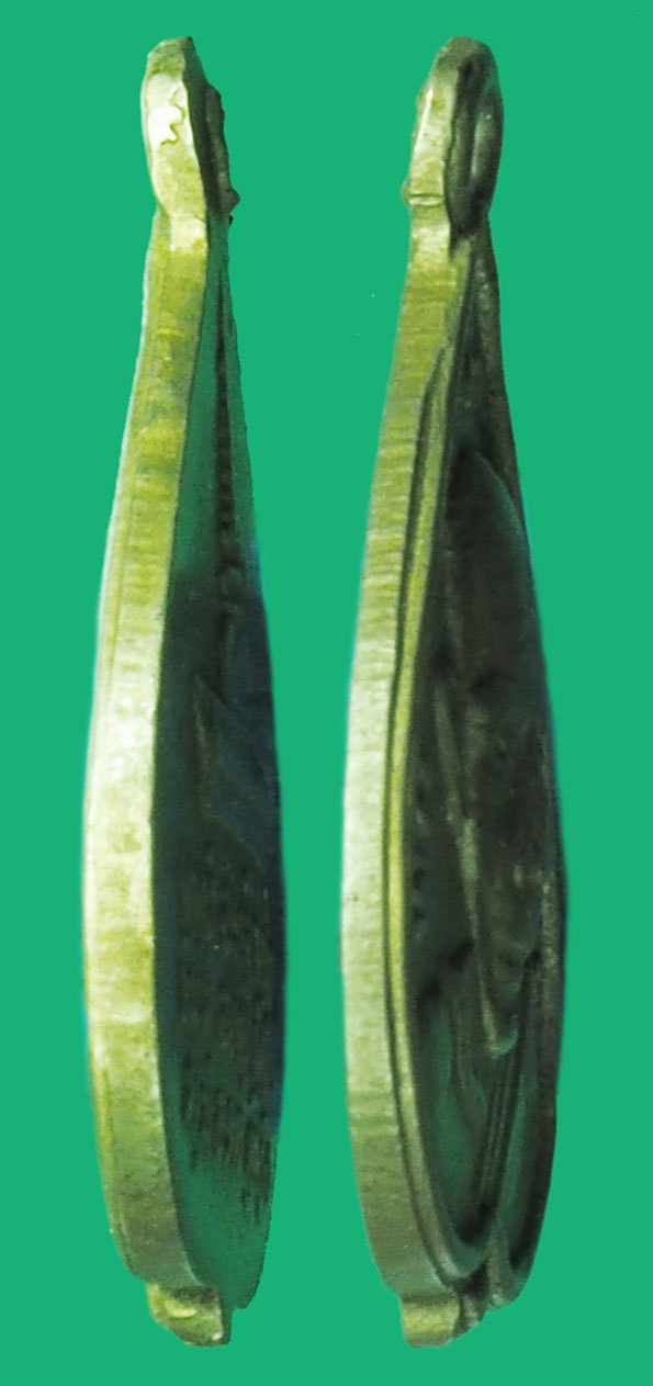 *38438 เหรียญพ่อท่านคล้าย วัดสวนขัน ปี 2502 บล็อก ค ห่าง นครศรีธรรมราช เนื้ออัลปาก้า 39