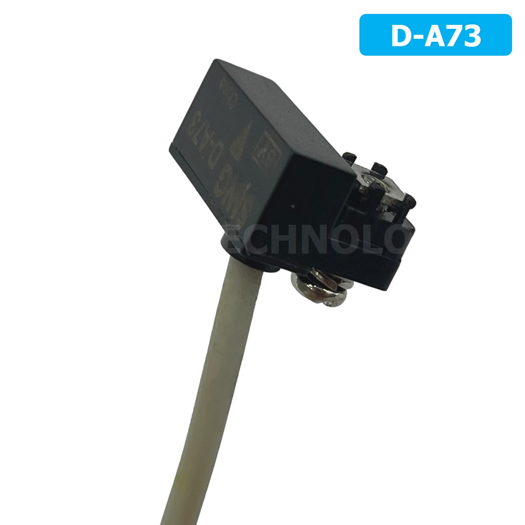 HUGONGELE D-A73 เซนเซอร์กระบอกลม หรีดสวิตช์ Magnetic Sensor Reed Switch เซนเซอร์แม่เหล็ก for Pneumatic Cylinder
