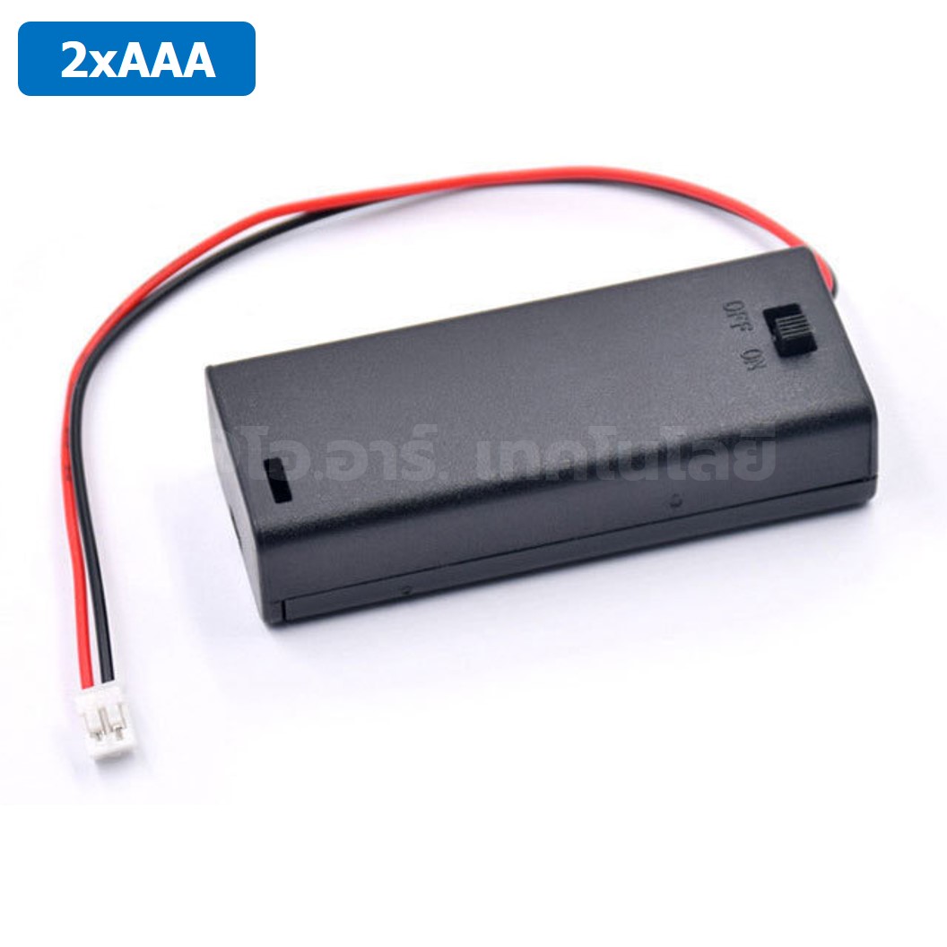 BH-AAAx2C รางถ่าน AAA 2 ก้อน แบบมีฝาปิด 3V Battery Holder 2AAA for Microbit สำหรับ บอร์ดไมโครบิต Micro:bit