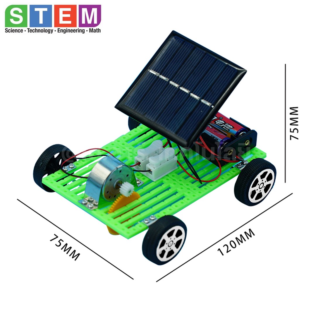 T-S73 ชุดประกอบไม้ รถพลังงานแสงอาทิตย์ Solar Car Wooden Kit STEM Education ของเล่นเสริมทักษะ เสริมพัฒนาการ ชุดเรียนรู้ ชุดทดลอง รถ โซล่าเซลล์