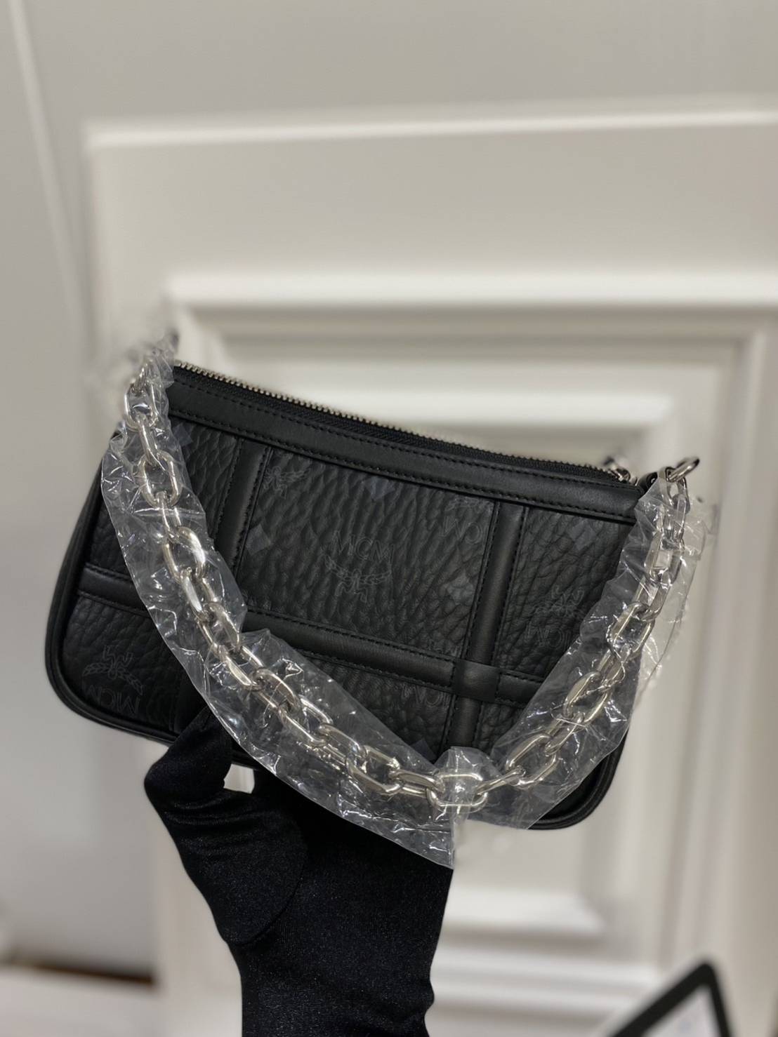 MCM Delmy Shoulder Bag in Visetos