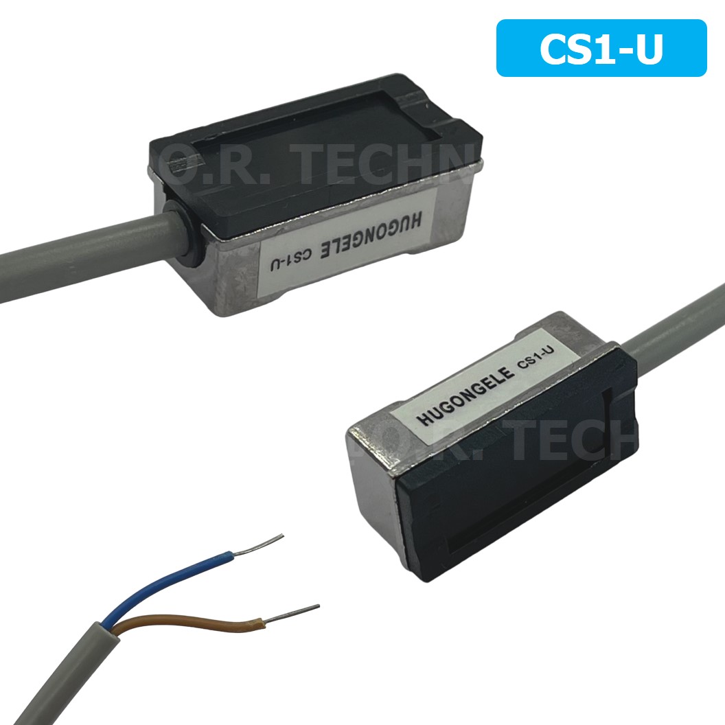 HUGONGELE CS1-U เซนเซอร์กระบอกลม หรีดสวิตช์ Magnetic Sensor Reed Switch เซนเซอร์แม่เหล็ก for Pneumatic Cylinder