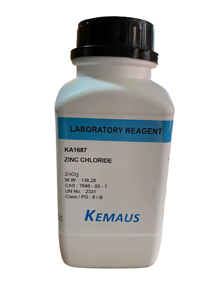 KA1687 Zinc Chloride Anhydrous, Lab grade 500 G , Kemaus