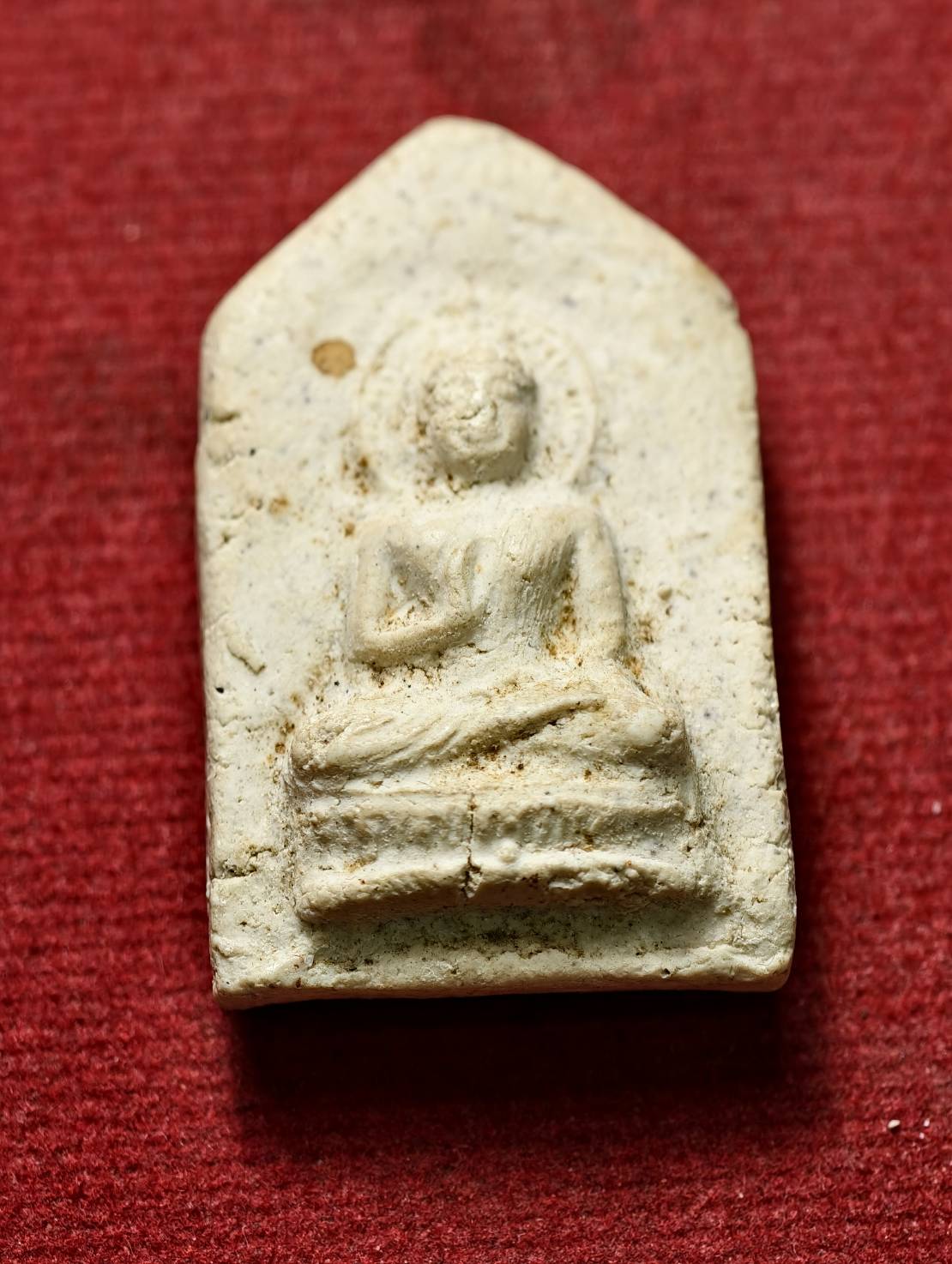 พระสมเด็จประทานพร (หายากมาก) เนื้อผสมผงเก่าบางขุนพรหม อาจารย์เชื้อ วัดสะพานสูง กรุงเทพฯ ปี ๒๕๐๐ (SKU-13459)