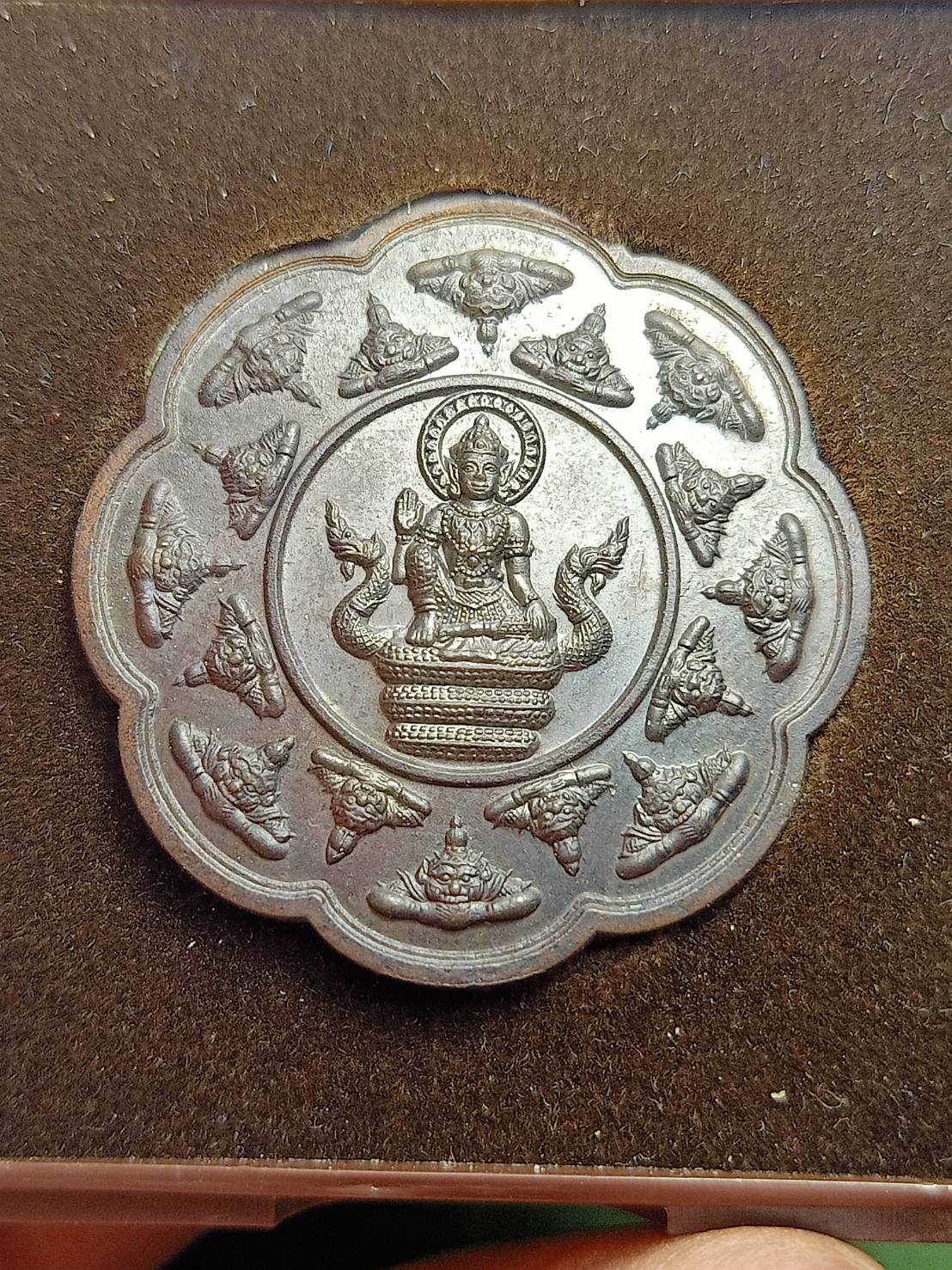 เหรียญจตุคาม หลักเมืองพุทธาคมเขาอ้อ สำนักวัดเขาอ้อ จ.พัทลุง พร้อมกล่อง (SKU-07808)