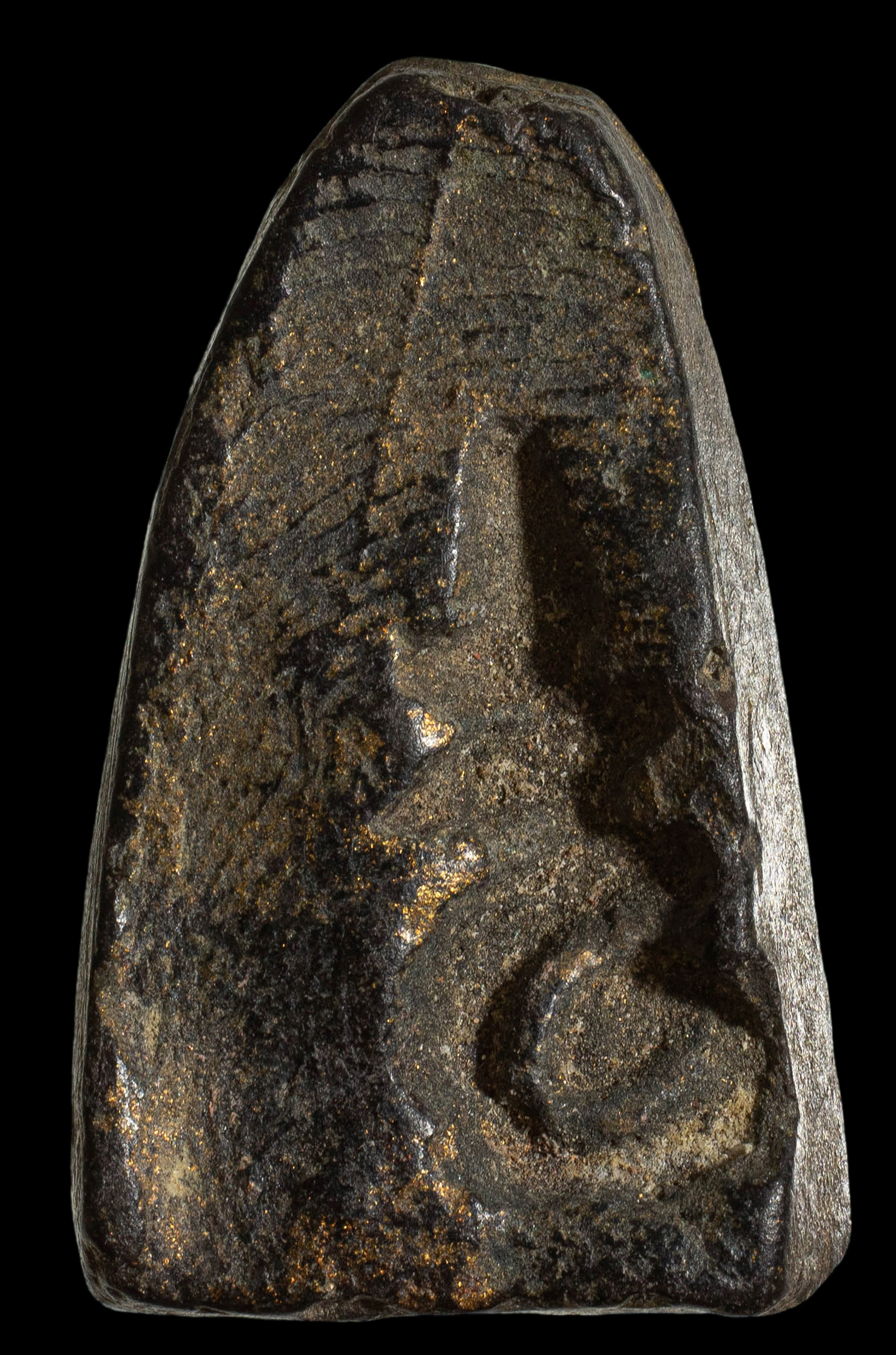 พระหลวงปู่ทวดหลังยันต์ เนื้อผงใบลาน หลวงพ่อทาบ วัดกระบกขึ้นผึ้ง ปี 2505