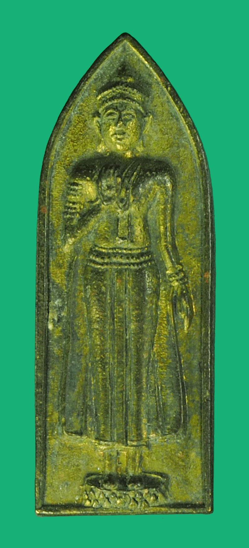 *40350 เหรียญหลวงพ่่อท้าวอู้่ทอง หลวงพ่อหวล วัดพุทไธศวรรย์ อยุธยา กระหลี่ยทอง 50