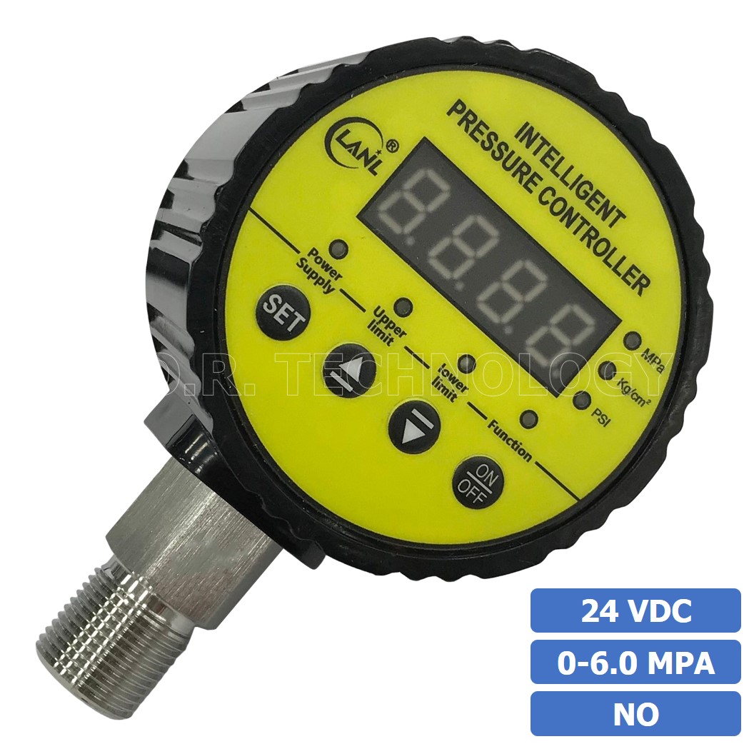 (1ชิ้น) LY-810 24VDC 6.0MPA สวิทช์แรงดันดิจิตอล เกจวัดแรงดันดิจิตอล Intelligent Pressure Controller Digital Pressure switch เครื่องวัดความดันดิจิตอล