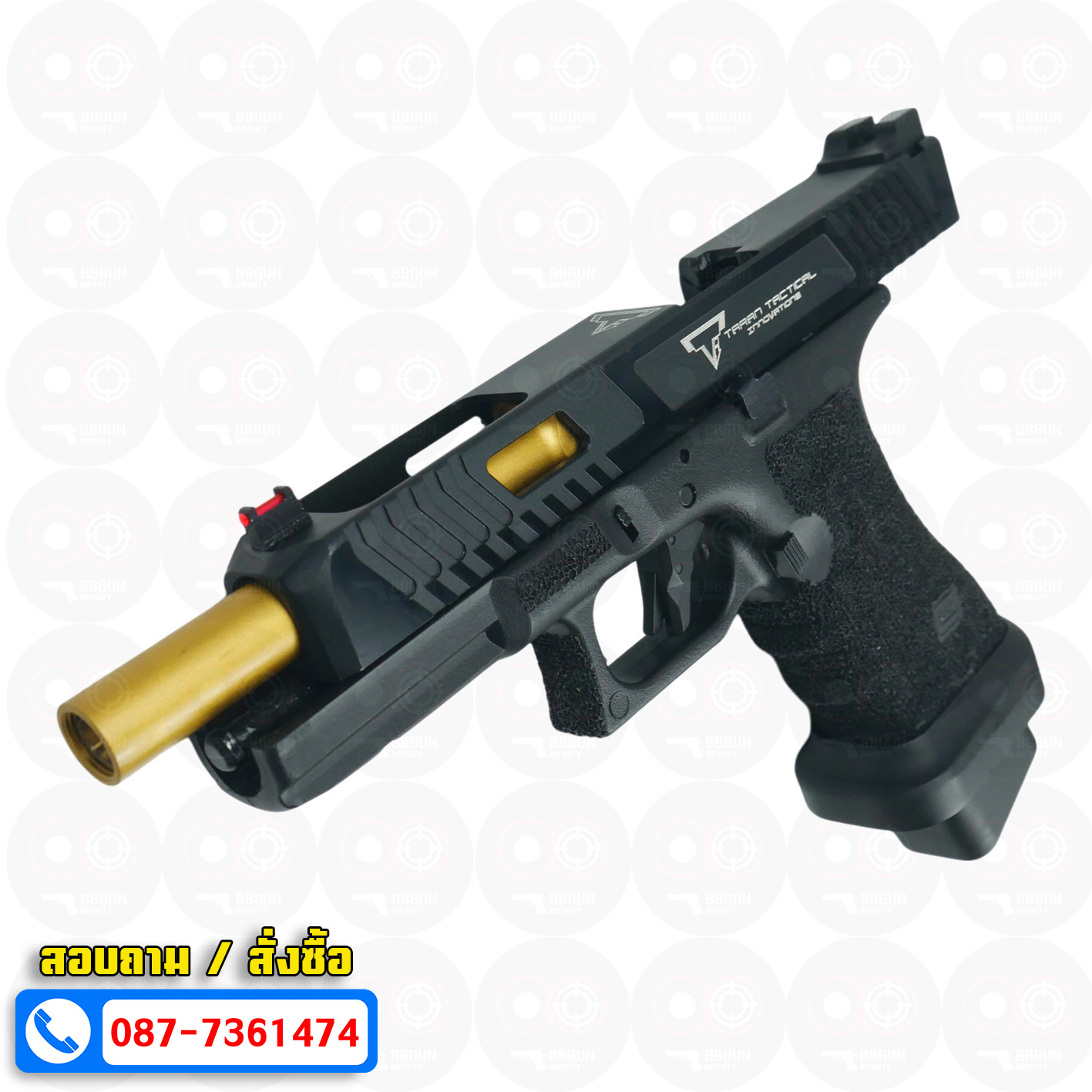 บีบีกันอัดแก๊ส Army Armament R34-1 Glock 34 Combat Master TTI BB GUN