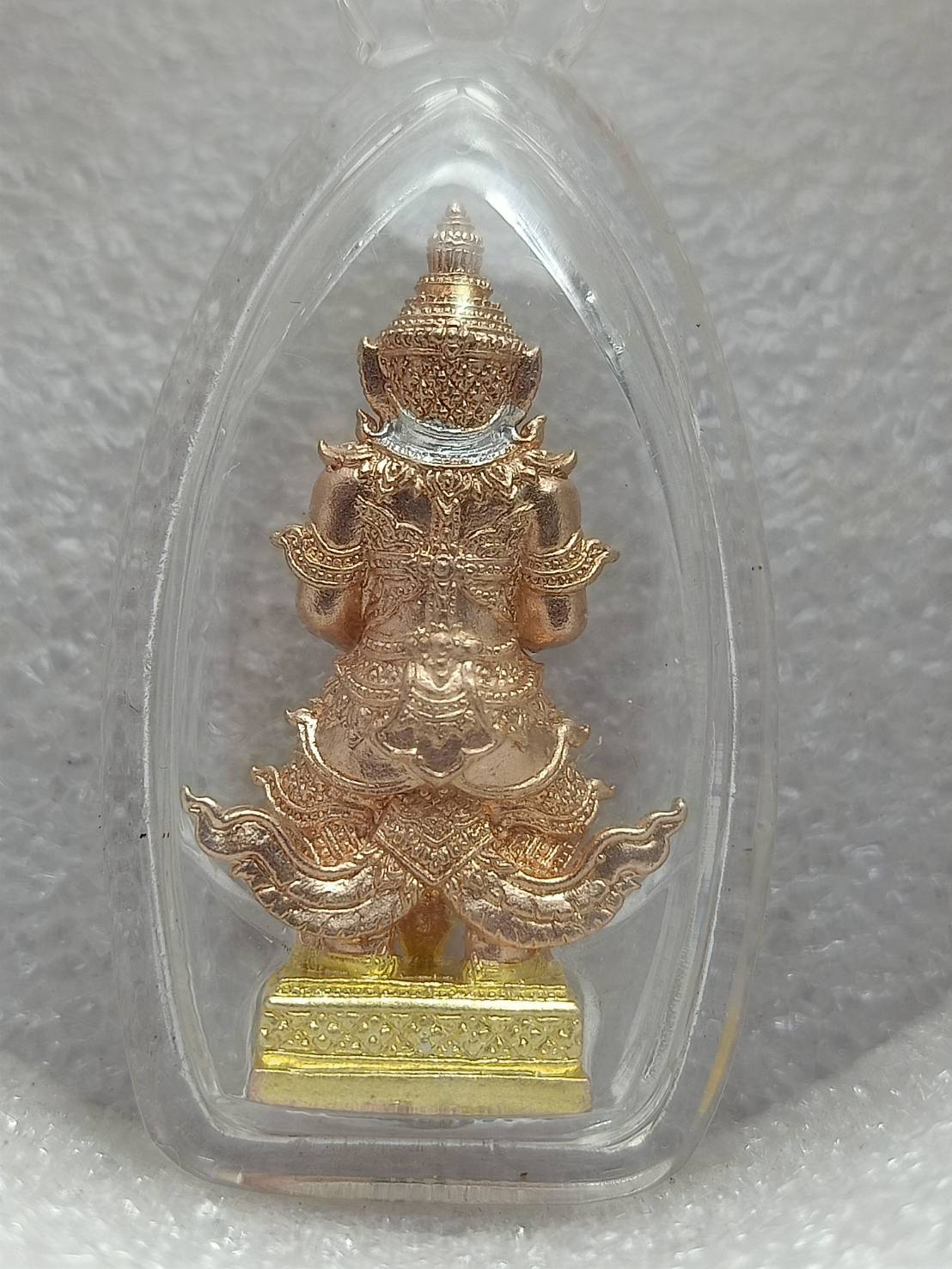 เท้าเวสสุวรรณ เนื้อเงิน 3 กษัตริย์ วัดพระพุทธบาท สระบุรี ปี 2545 (SKU-11518)