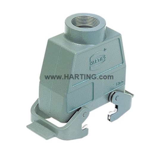 09300100432 HARTING Han 10BHood Top Entry HC 2 Levers PG 21